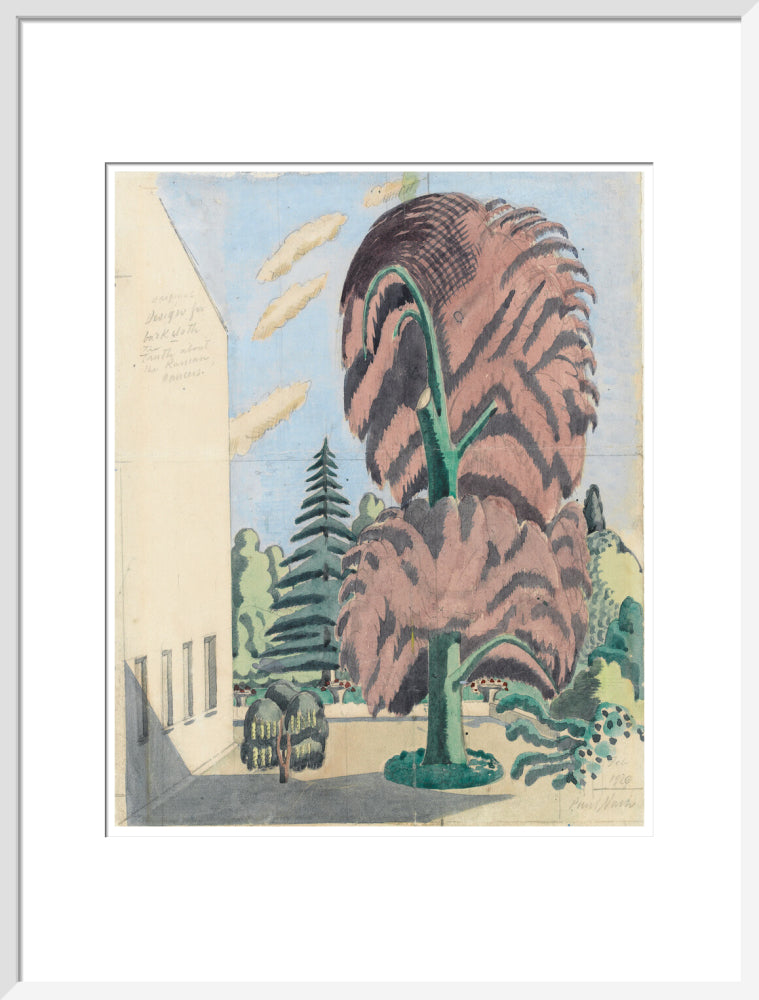 Design for backcloth, The Truth about the Russian Dancers - Art Print