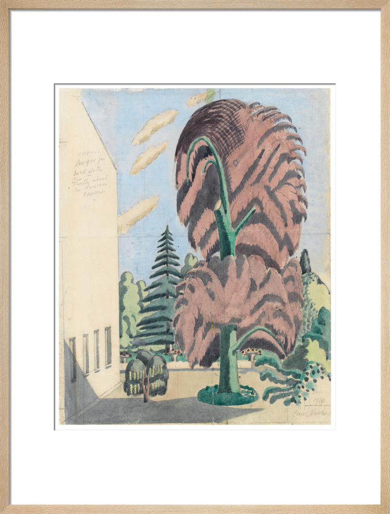Design for backcloth, The Truth about the Russian Dancers - Art Print