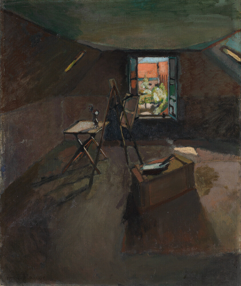 The Studio Under the Eaves - Art print