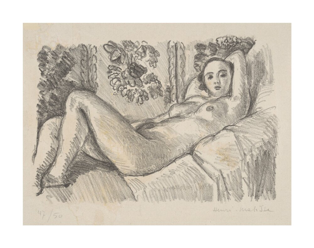 Reclining Nude - Art print