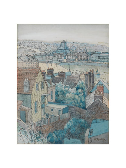 Dieppe Harbour (art print, extra large, unframed)