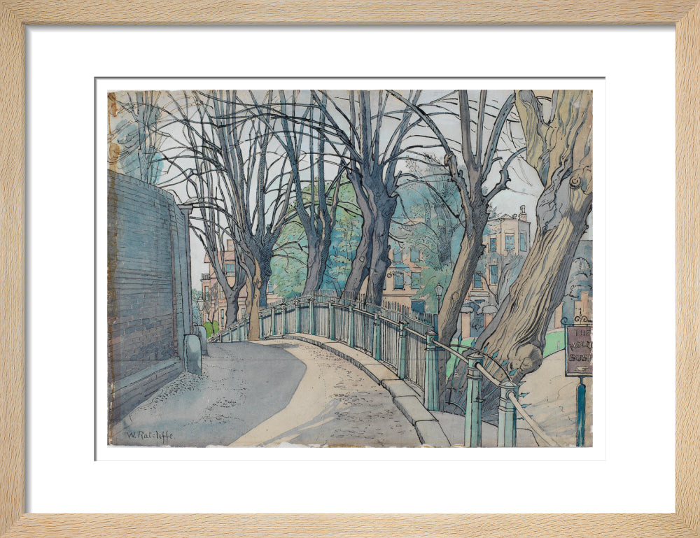 Mount Vernon, Hampstead (art print, small, natural)