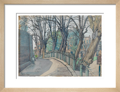 Mount Vernon, Hampstead (art print, small, natural)