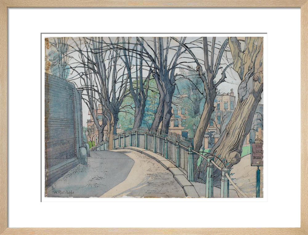 Mount Vernon, Hampstead (art print, medium, natural)