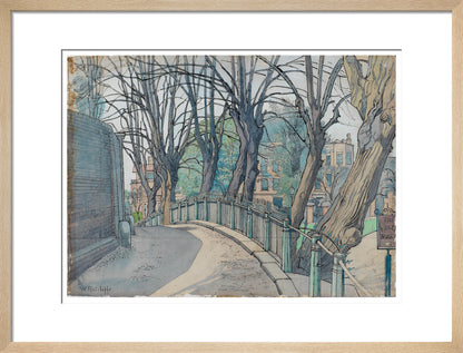 Mount Vernon, Hampstead (art print, medium, natural)