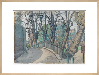 Mount Vernon, Hampstead (art print, large, natural)