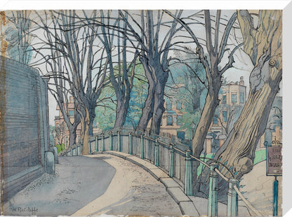 Mount Vernon, Hampstead (stretched canvas, large, unframed)