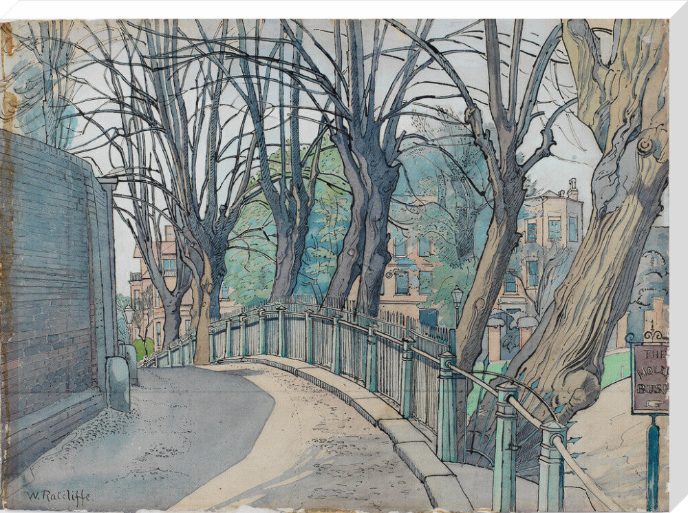 Mount Vernon, Hampstead (stretched canvas, extra large, unframed)