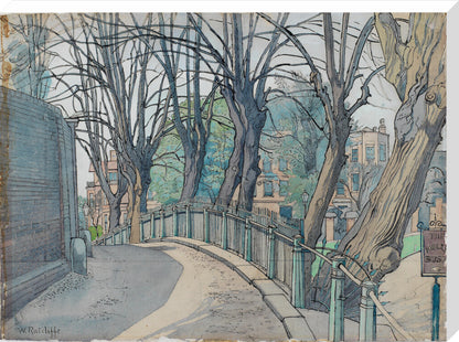 Mount Vernon, Hampstead (stretched canvas, extra large, unframed)