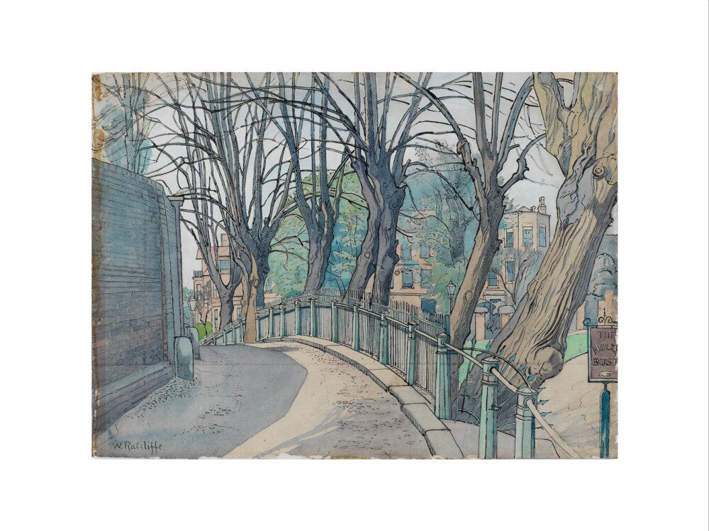 Mount Vernon, Hampstead (art print, small, unframed)