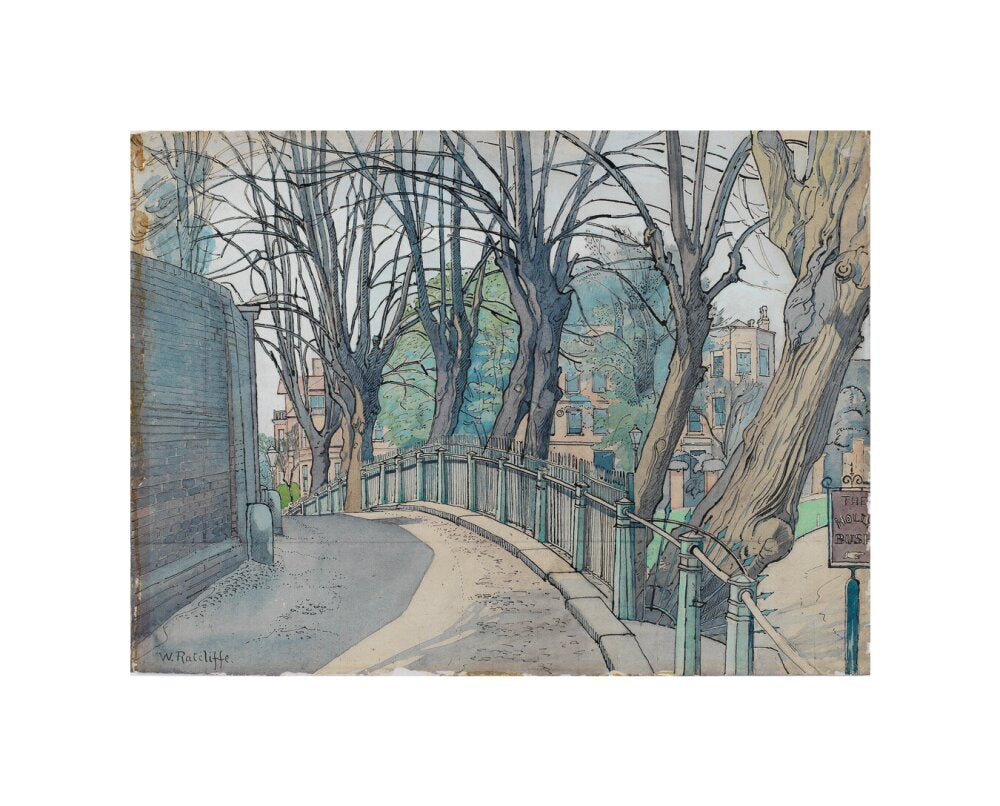 Mount Vernon, Hampstead (unstretched canvas, small, unframed)