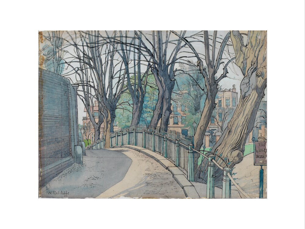 Mount Vernon, Hampstead (art print, medium, unframed)