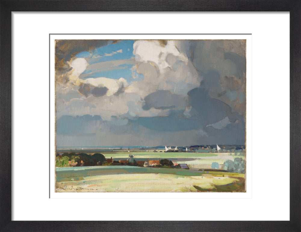 The Yacht Race (art print, small, black)