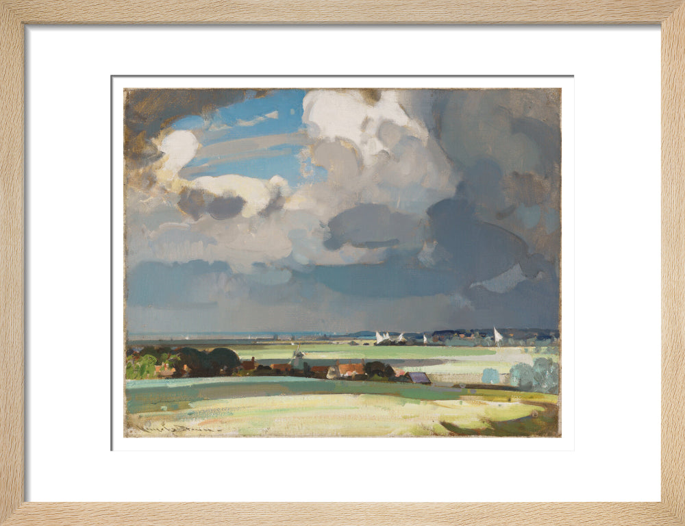 The Yacht Race (art print, small, natural)