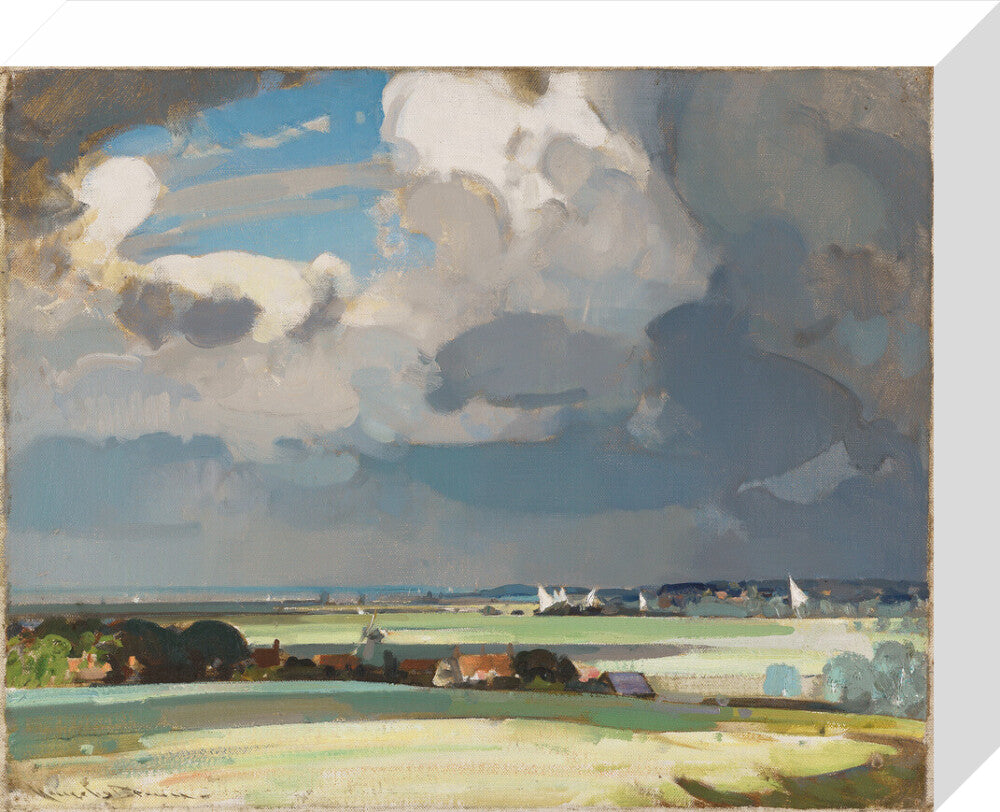 The Yacht Race (stretched canvas, small, unframed)