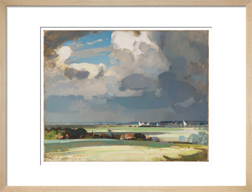 The Yacht Race (art print, medium, natural)