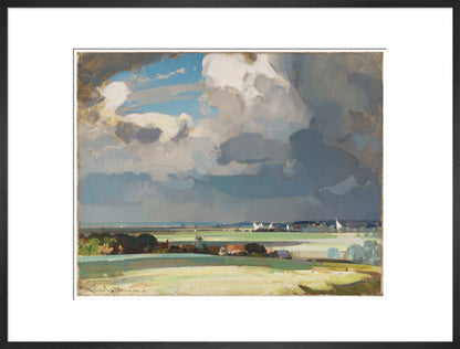 The Yacht Race (art print, extra large, black)