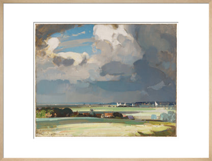 The Yacht Race (art print, extra large, natural)