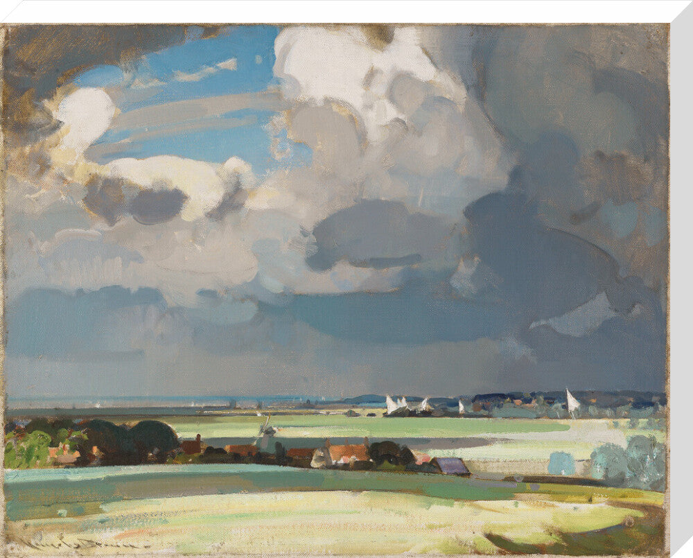 The Yacht Race (stretched canvas, large, unframed)