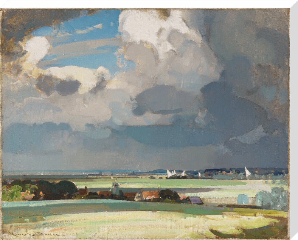 The Yacht Race (stretched canvas, extra large, unframed)