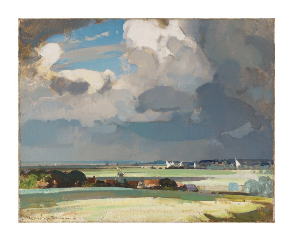 The Yacht Race (unstretched canvas, extra large, unframed)