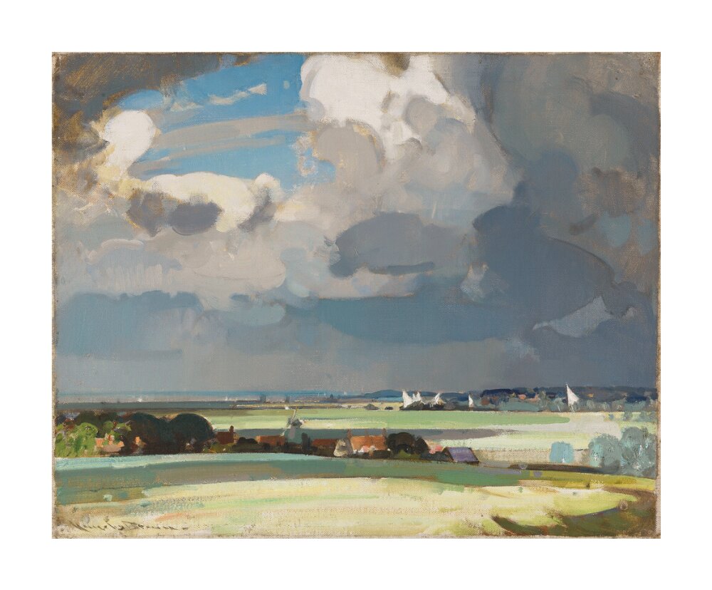 The Yacht Race (unstretched canvas, large, unframed)