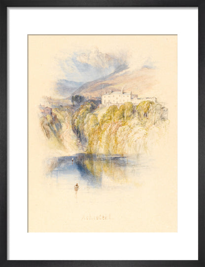 Ashestiel (art print, small, black)