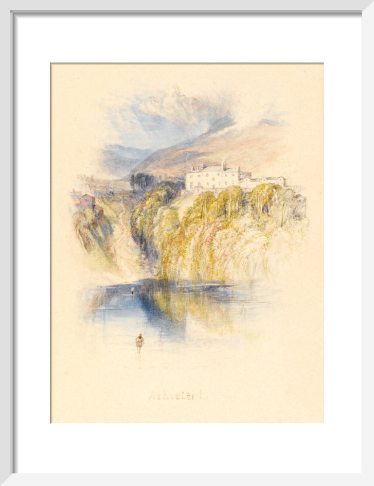 Ashestiel (art print, small, white)