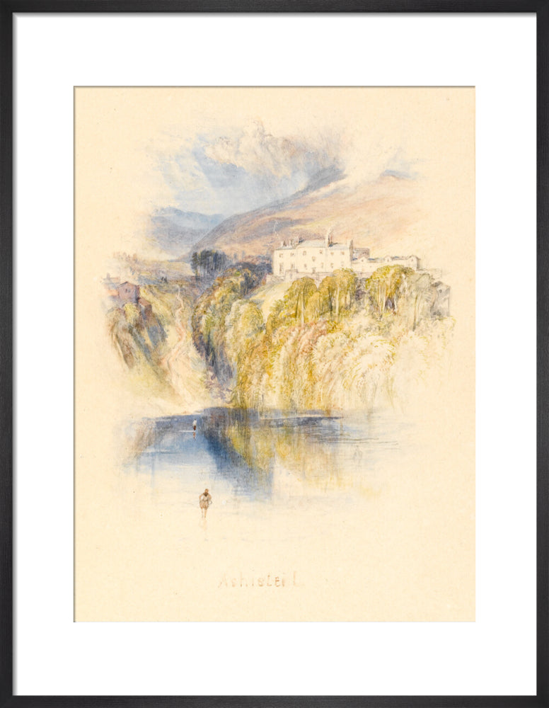 Ashestiel (art print, medium, black)