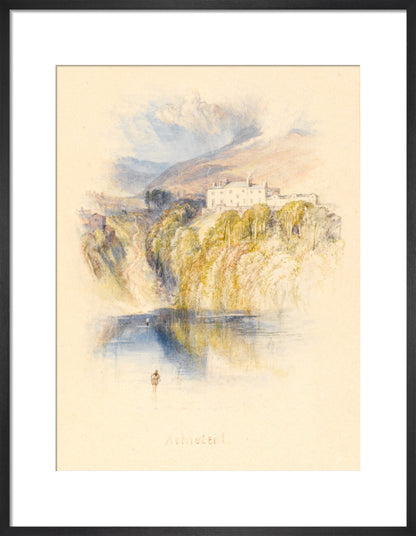 Ashestiel (art print, medium, black)