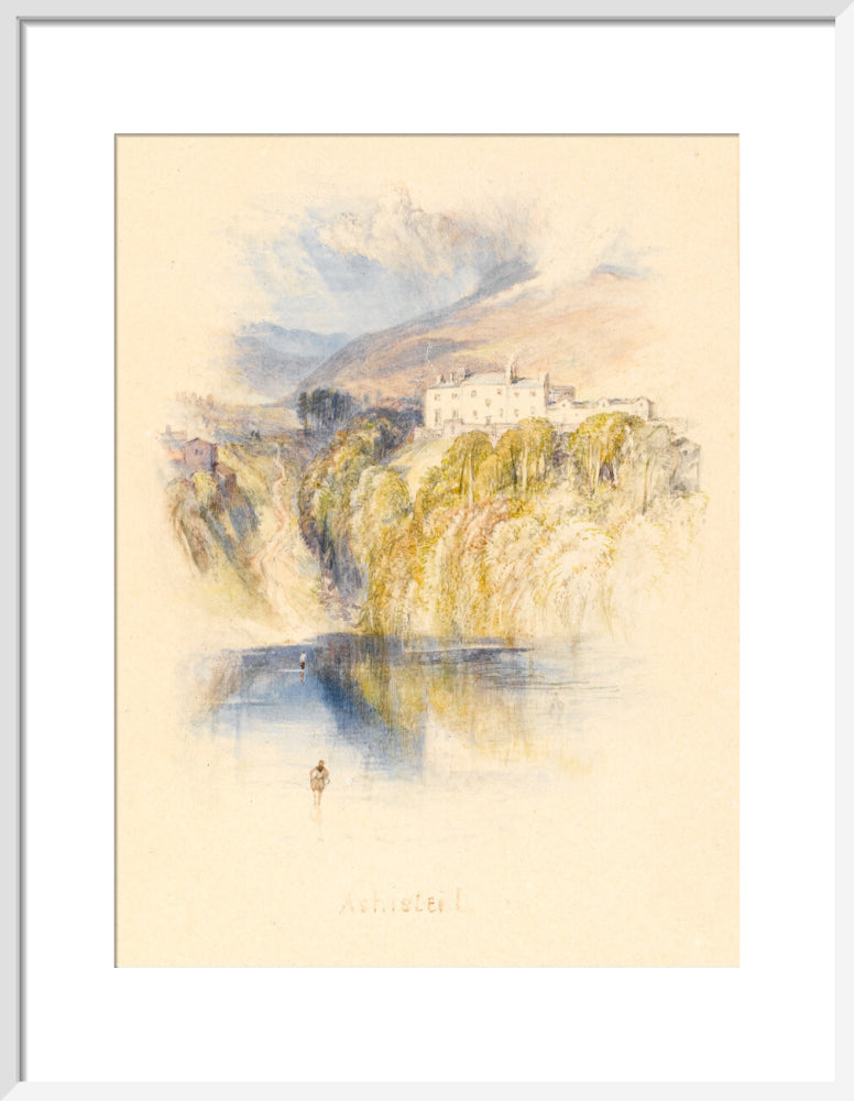Ashestiel (art print, medium, white)