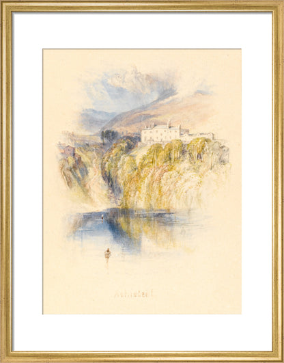 Ashestiel (art print, medium, gold)