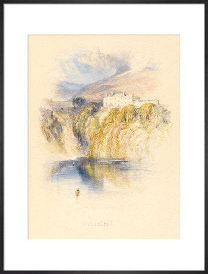 Ashestiel (art print, large, black)
