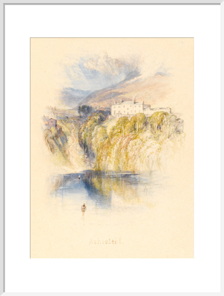 Ashestiel (art print, large, white)
