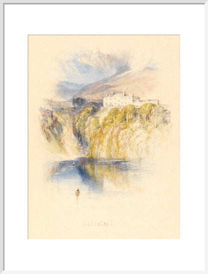 Ashestiel (art print, large, white)