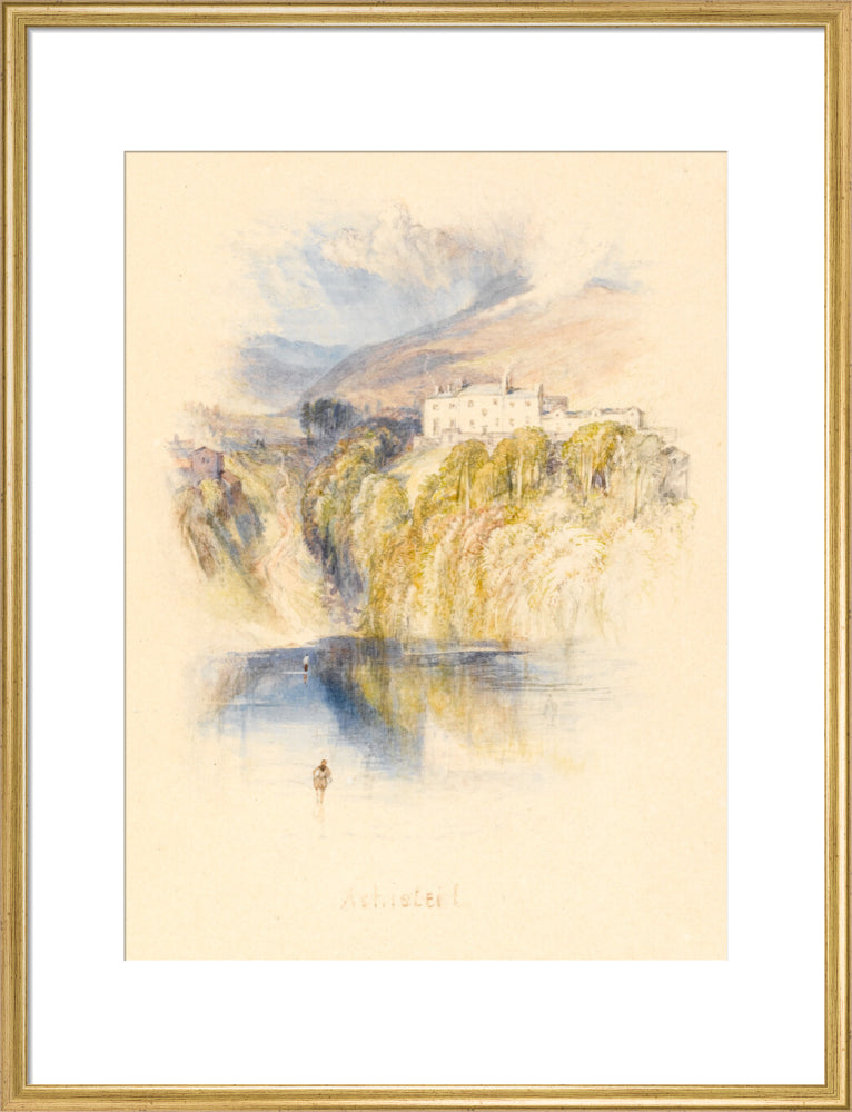 Ashestiel (art print, large, gold)