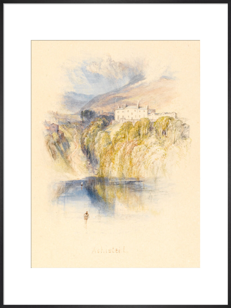 Ashestiel (art print, extra large, black)
