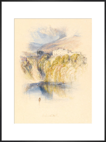 Ashestiel (art print, extra large, black)