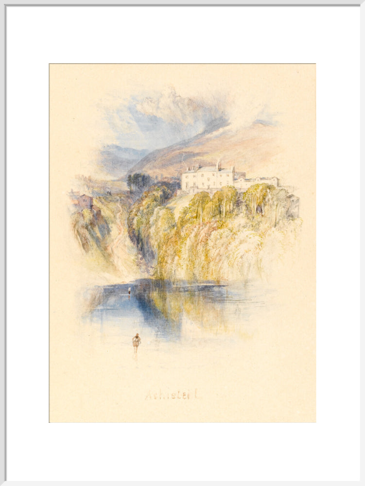 Ashestiel (art print, extra large, white)