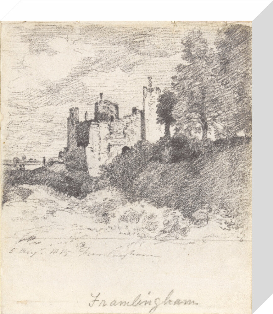 Framlingham Castle from the South West (stretched canvas, small, unframed)