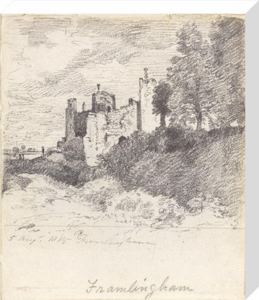 Framlingham Castle from the South West (stretched canvas, medium, unframed)