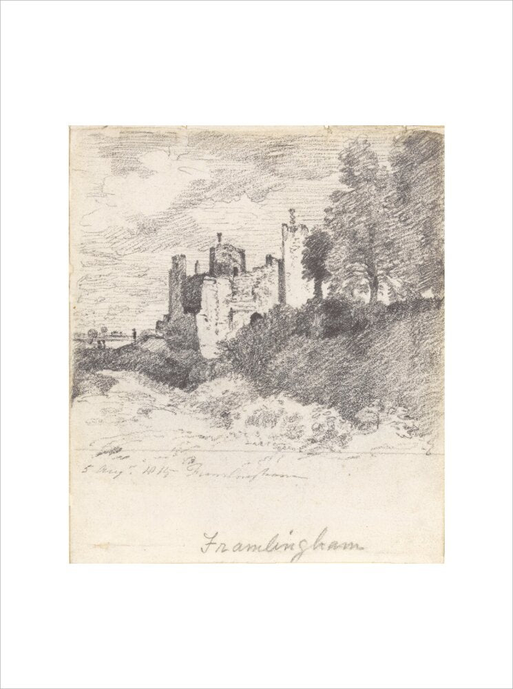 Framlingham Castle from the South West (art print, medium, unframed)