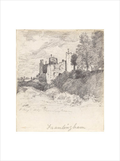 Framlingham Castle from the South West (art print, medium, unframed)