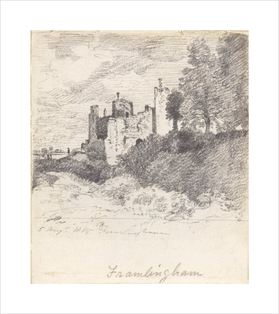 Framlingham Castle from the South West (unstretched canvas, medium, unframed)