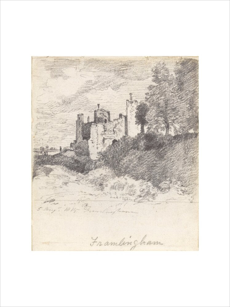 Framlingham Castle from the South West (art print, extra large, unframed)