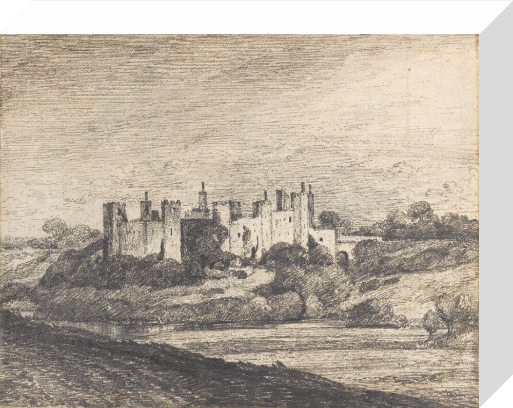 Framlingham Castle from the West (stretched canvas, small, unframed)