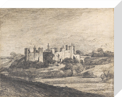 Framlingham Castle from the West (stretched canvas, small, unframed)