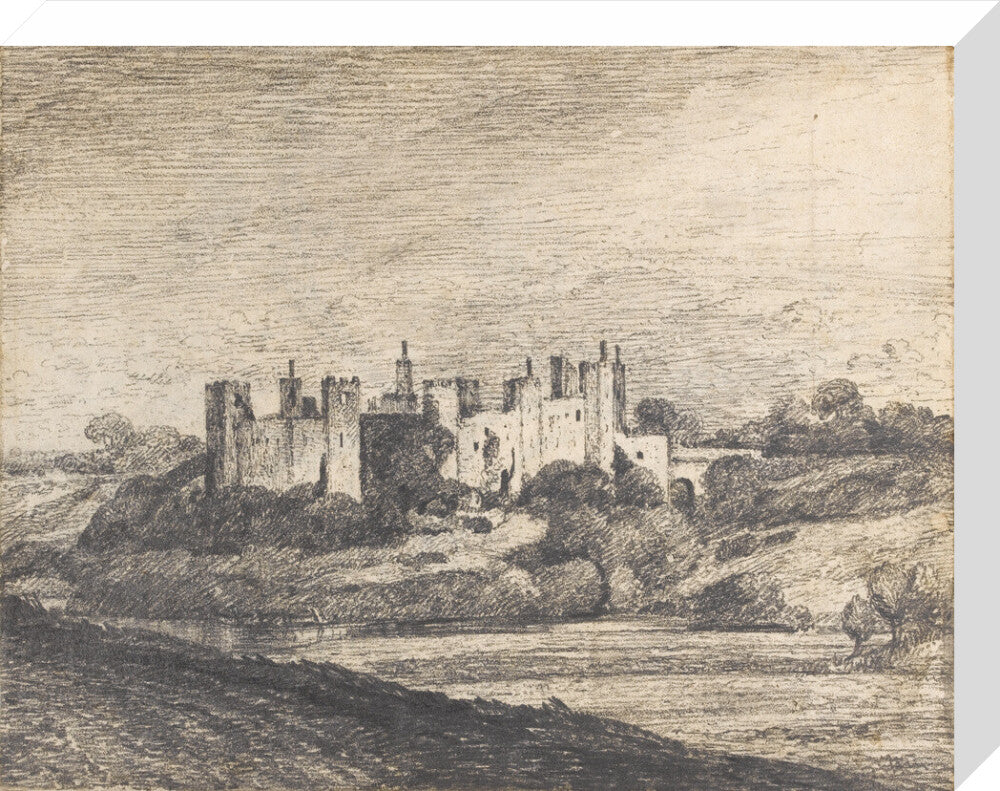 Framlingham Castle from the West (stretched canvas, medium, unframed)
