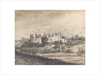 Framlingham Castle from the West (art print, small, unframed)