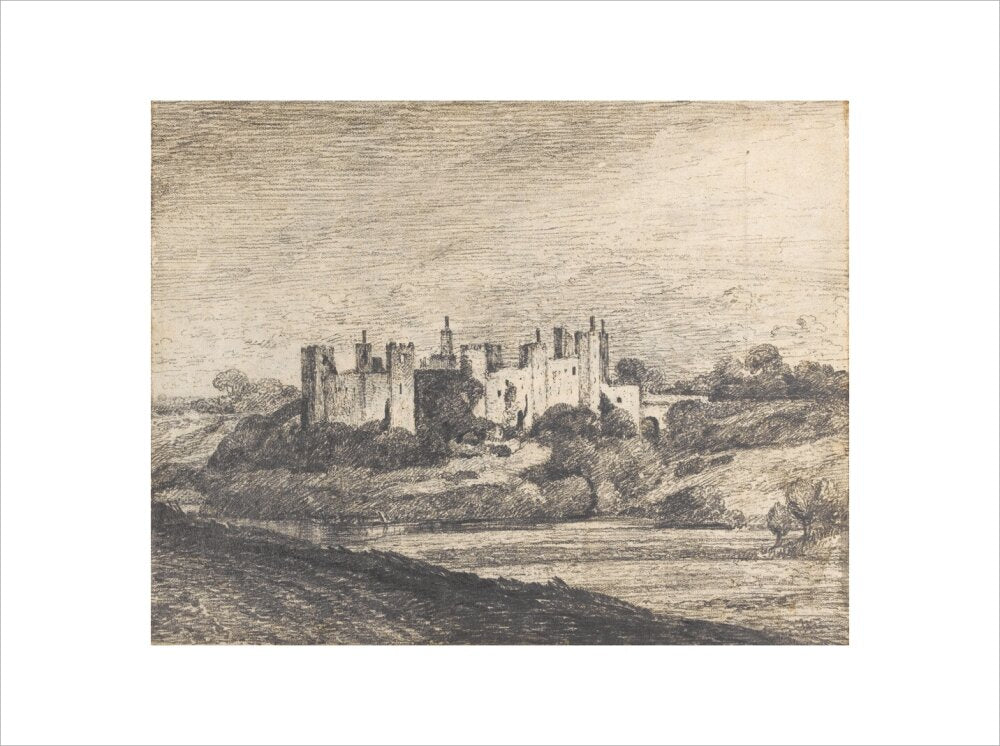 Framlingham Castle from the West (art print, medium, unframed)